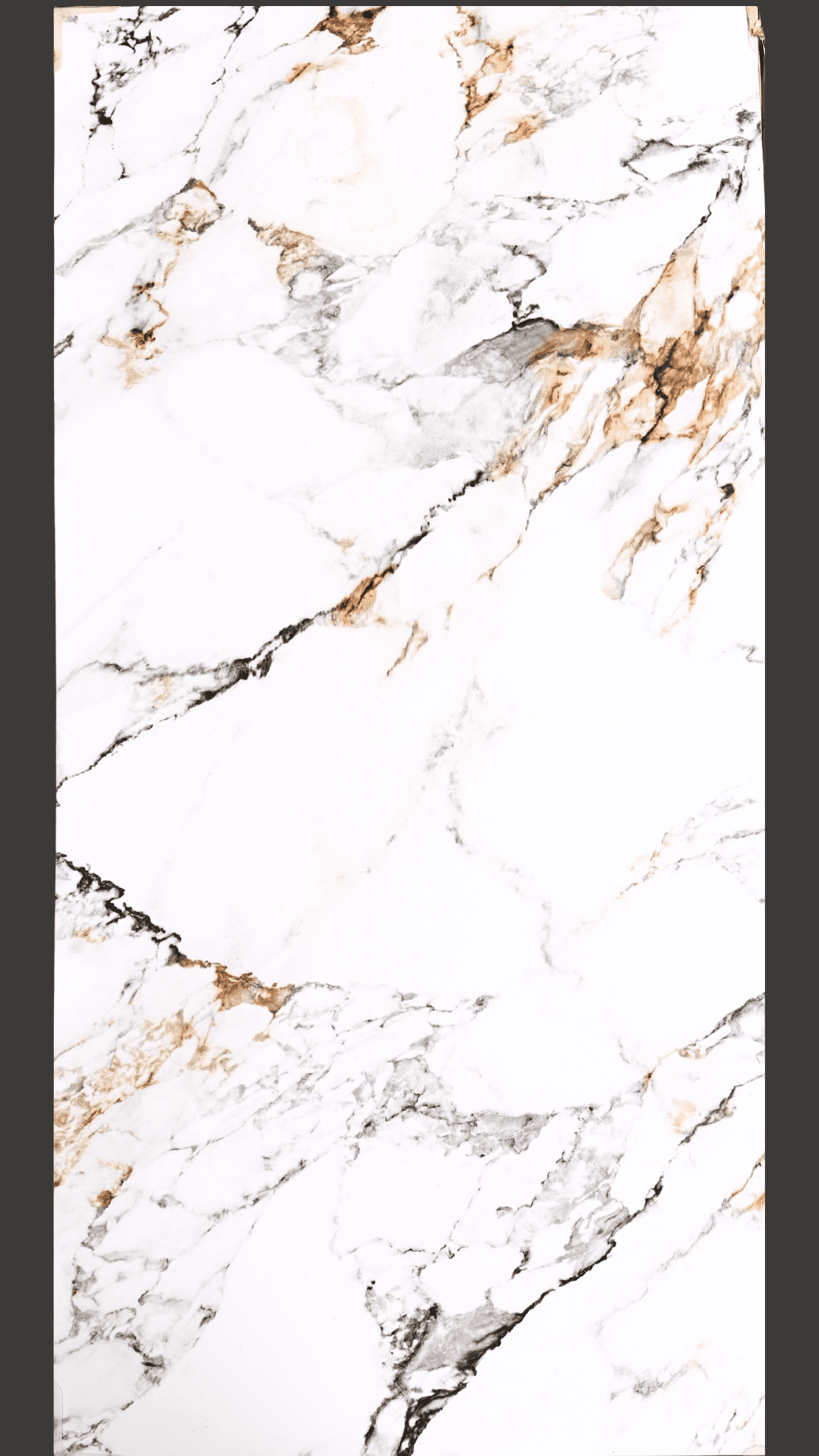 Arabescato Gold porcelain slab — Strathedin Worktops